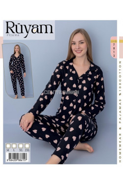Piżama damska Turecka (M-2XL) 7813