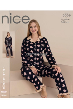 Piżama damska Turecka (S-2XL) 5669