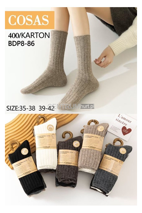 Skarpety damskie alpaka (35-42) 1