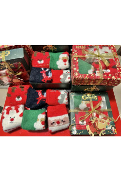 Skarpety damskie Świąteczny (35-42) 9293