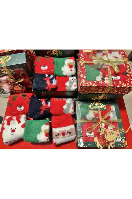 Skarpety damskie Świąteczny (35-42) 1