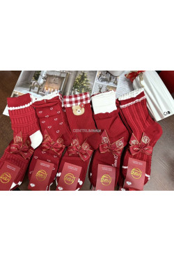 Skarpety damskie Świąteczny (35-42) 9299