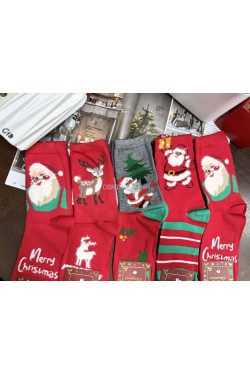 Skarpety damskie Świąteczny (35-42) 9300