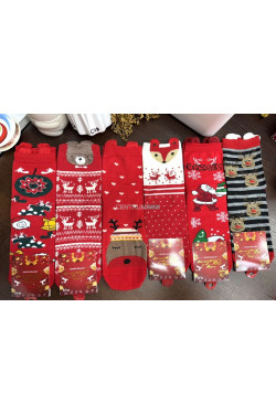 Skarpety damskie Świąteczny (35-42) 9304