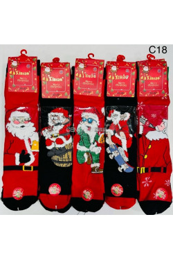 Skarpety męskie Świąteczny (39-46) 9317
