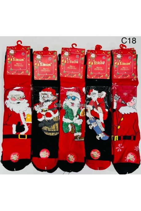 Skarpety męskie Świąteczny (39-46) 1