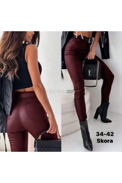 Spodnie skórzane damskie (34-42) 9441
