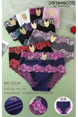 Majtki damskie (3XL-5XL) 832