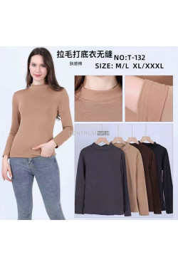 Bluzki damskie ocieplane (M-3XL) T-132