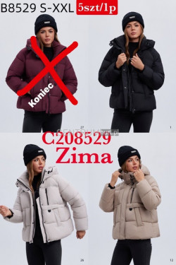 Kurtki damskie zimowe (S-2XL) 8529
