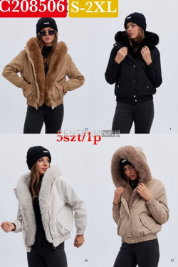 Kurtki damskie zimowe (S-2XL) 8506