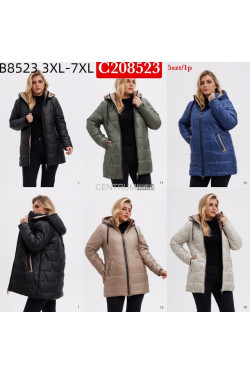 Kurtki damskie zimowe (3XL-7XL) 8523