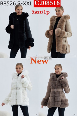 Kurtki damskie zimowe (S-2XL) 8516