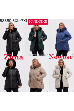 Kurtki damskie zimowe (3XL-7XL) 8380