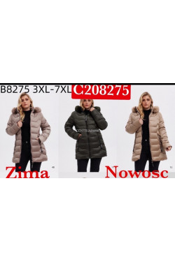 Kurtki damskie zimowe (3XL-7XL) 8275