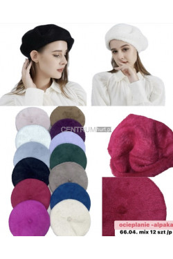 Beret damskie 66-04