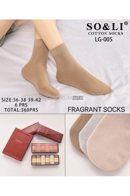 Skarpety damskie 6szt (36-42) 1