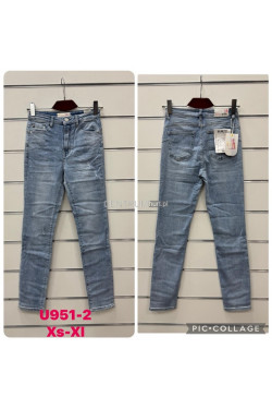 Jeansy damskie (XS-XL) U951-2