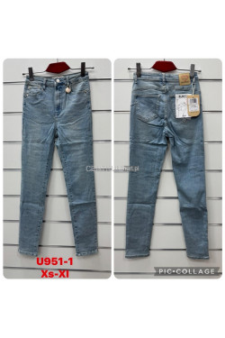 Jeansy damskie (XS-XL) U951-1