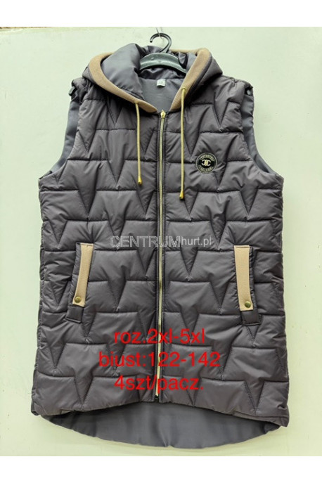Kurtka kamizelka damska zimowa (2XL-5XL) 08