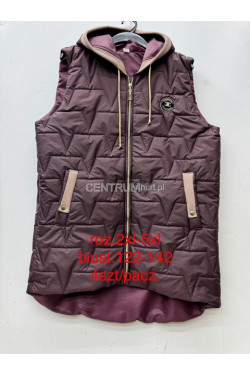 Kurtka kamizelka damska zimowa (2XL-5XL) 0804