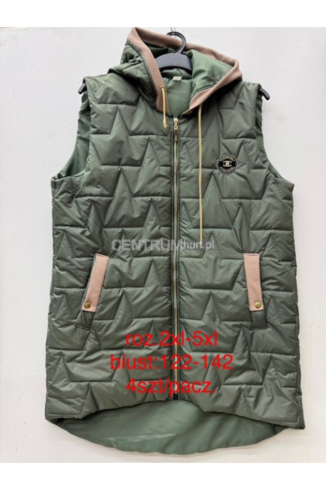 Kurtka kamizelka damska zimowa (2XL-5XL) 08