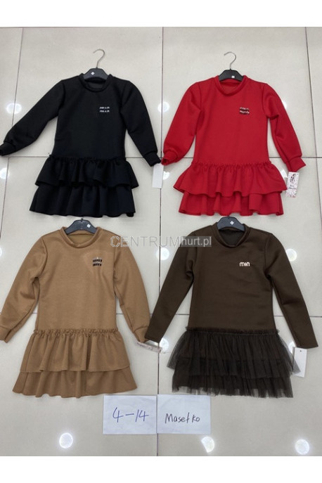 Sukienki dziewczęce KOLORY DO WYBORU (4-14) 10