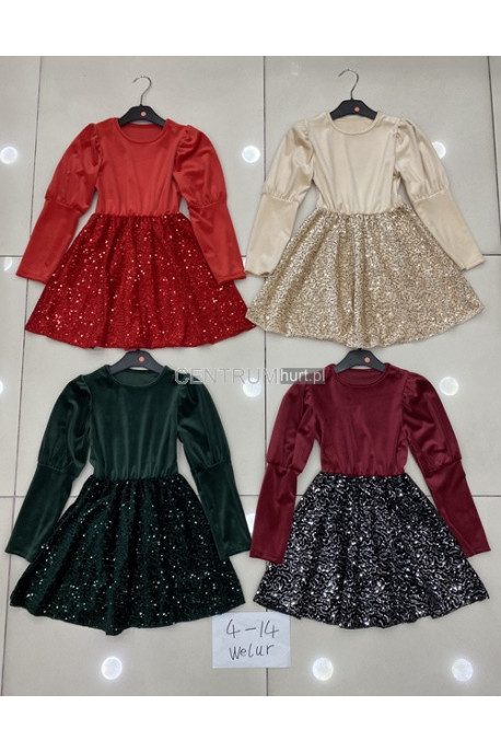 Sukienki dziewczęce KOLORY DO WYBORU (4-14) 10