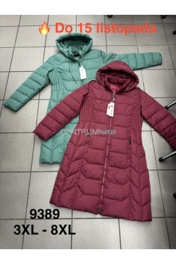 Kurtki damskie zimowe (3XL-8XL) 9389
