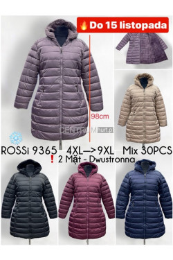 Kurtki damskie zimowe (4XL-9XL) 9365