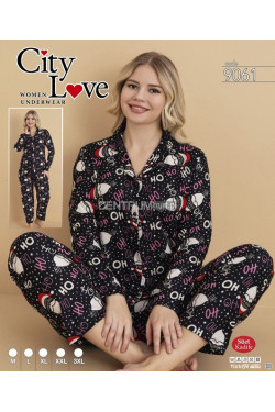 Piżama damska Turecka (M-3XL) 9061
