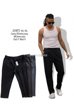 Spodnie dresowe męskie (6XL-9XL) JX6673