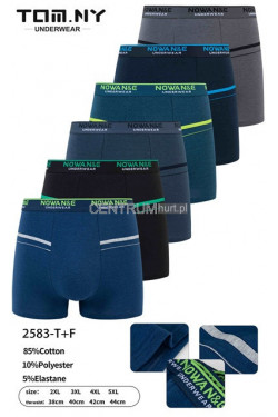 Bokserki męskie (2XL-5XL) 2583-T+F