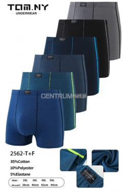 Bokserki męskie (2XL-5XL) 2562-T+F