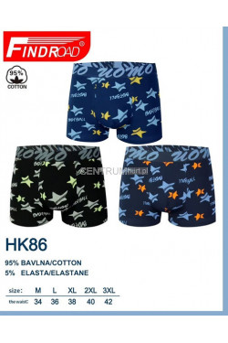 Bokserki męskie (M-3XL) HK86