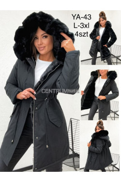 Kurtki damskie zimowe (L-3XL) YA-43