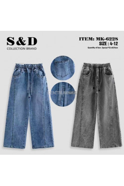 Jeansy dziewczęce (4-12) MK-6228