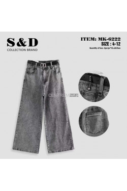 Jeansy dziewczęce (4-12) MK-6222