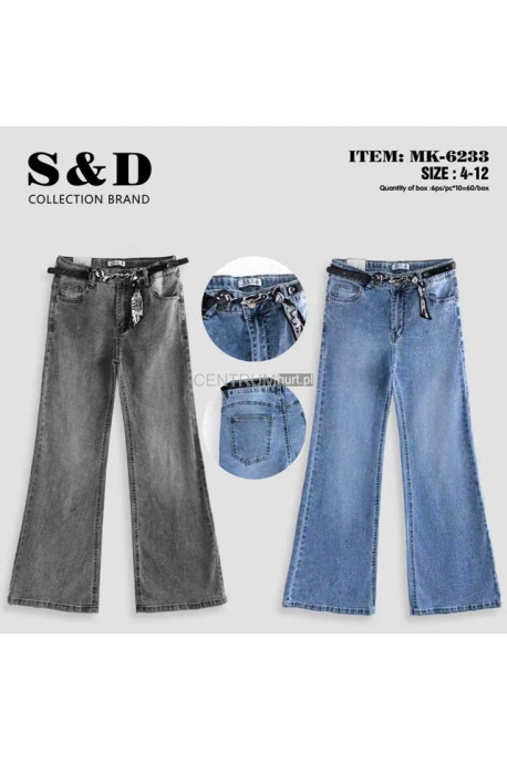 Jeansy dziewczęce (4-12) 1