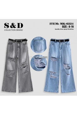 Jeansy dziewczęce (6-16) MK-6221