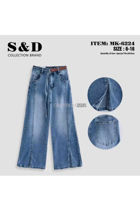 Jeansy dziewczęce (6-16) 1