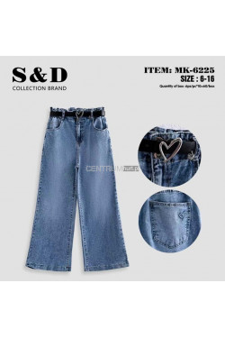 Jeansy dziewczęce (6-16) MK-6225
