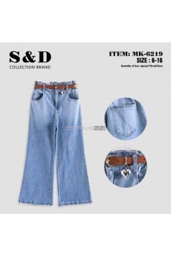 Jeansy dziewczęce (6-16) MK-6219