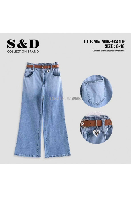 Jeansy dziewczęce (6-16) 1