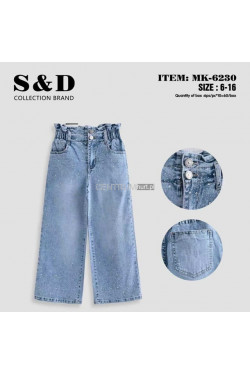 Jeansy dziewczęce (6-16) MK-6230