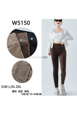 Leginsy damskie ocieplane (S-2XL) W5150