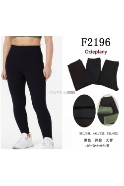 Leginsy damskie ocieplane (3XL-6XL) F2196