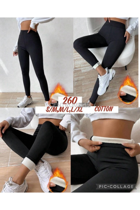 Leginsy damskie ocieplane (S-2XL) 1