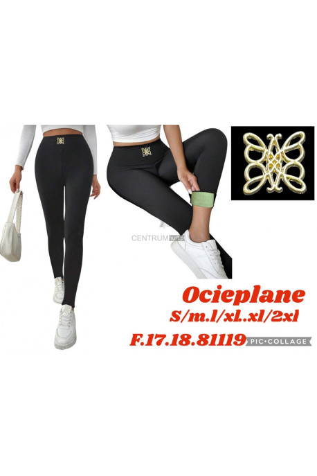 Leginsy damskie ocieplane (S-2XL) 1