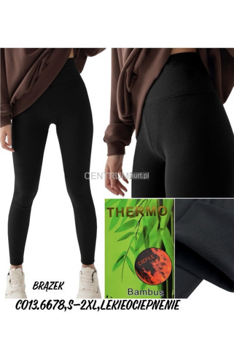 Leginsy damskie ocieplane (S-2XL) 1